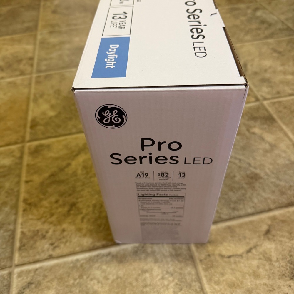 GE Pro Series LED 60W Replacement 10W Daylight A19 Dimmable Bulbs 16 Pack - Picture 4 of 6